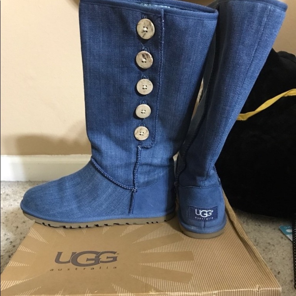 •NEW•UGG denim boots